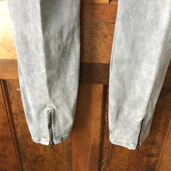Junarose Gray 5-Pocket Ankle Jeans w/Zipper on Leg Size 20 - Picture 9 of 12